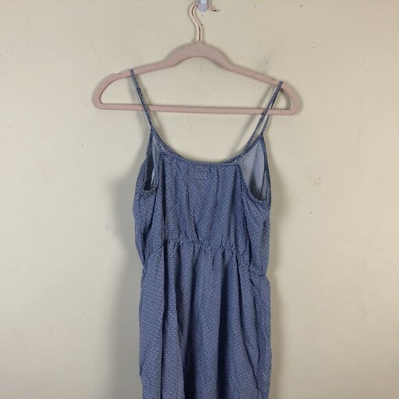 Old Navy L Dress Sleeveless Spagehtti Adjustable Strap Geometric All Over Print - Picture 5 of 6